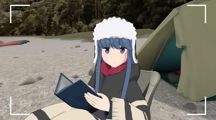 摇曳露营 本栖湖篇 Laid-Back Camp – Virtual – Lake Motosu_1