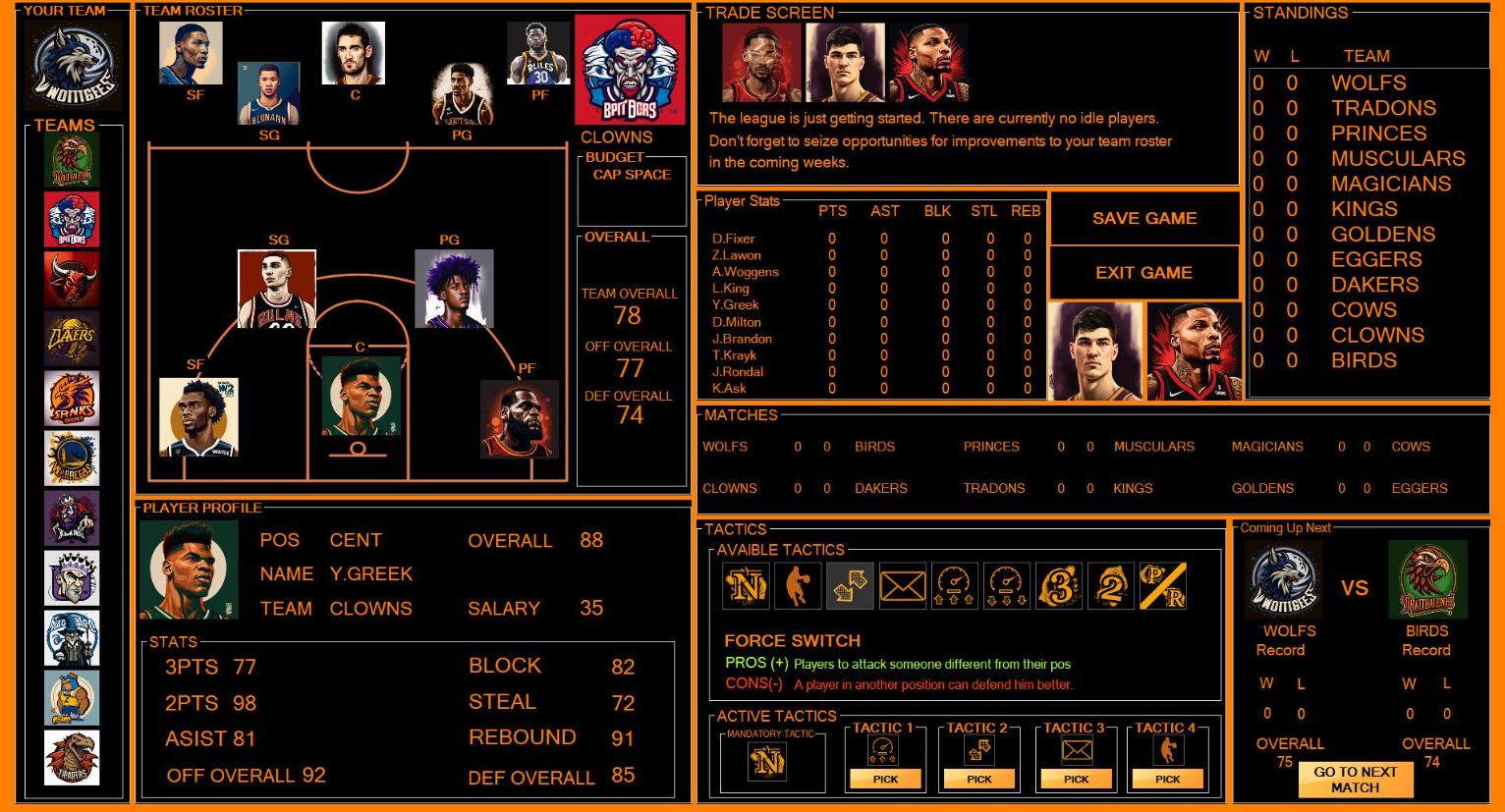 NFBL梦幻篮球联盟(NFBL-NATIONAL FANTASY BASKETBALL LEAGUE)_1
