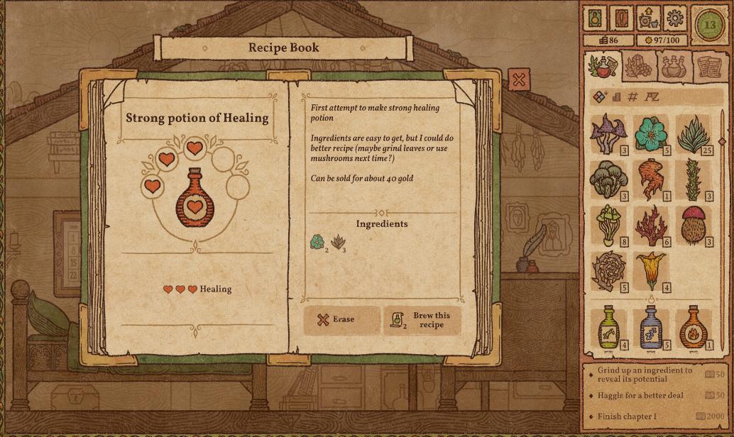 switch《药剂工艺:炼金术士模拟器 Potion Craft Alchemist Simulator》中文版金手指下载_1