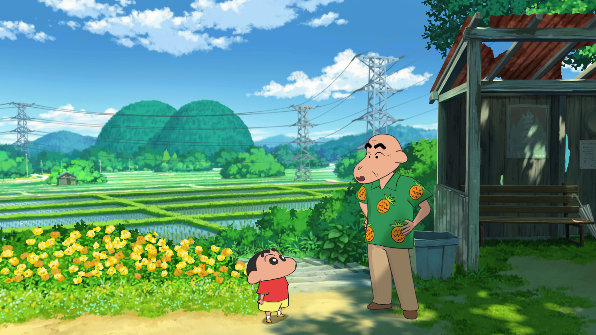 蜡笔小新:煤炭镇的小白 Shin chan: Shiro and the Coal Town_0