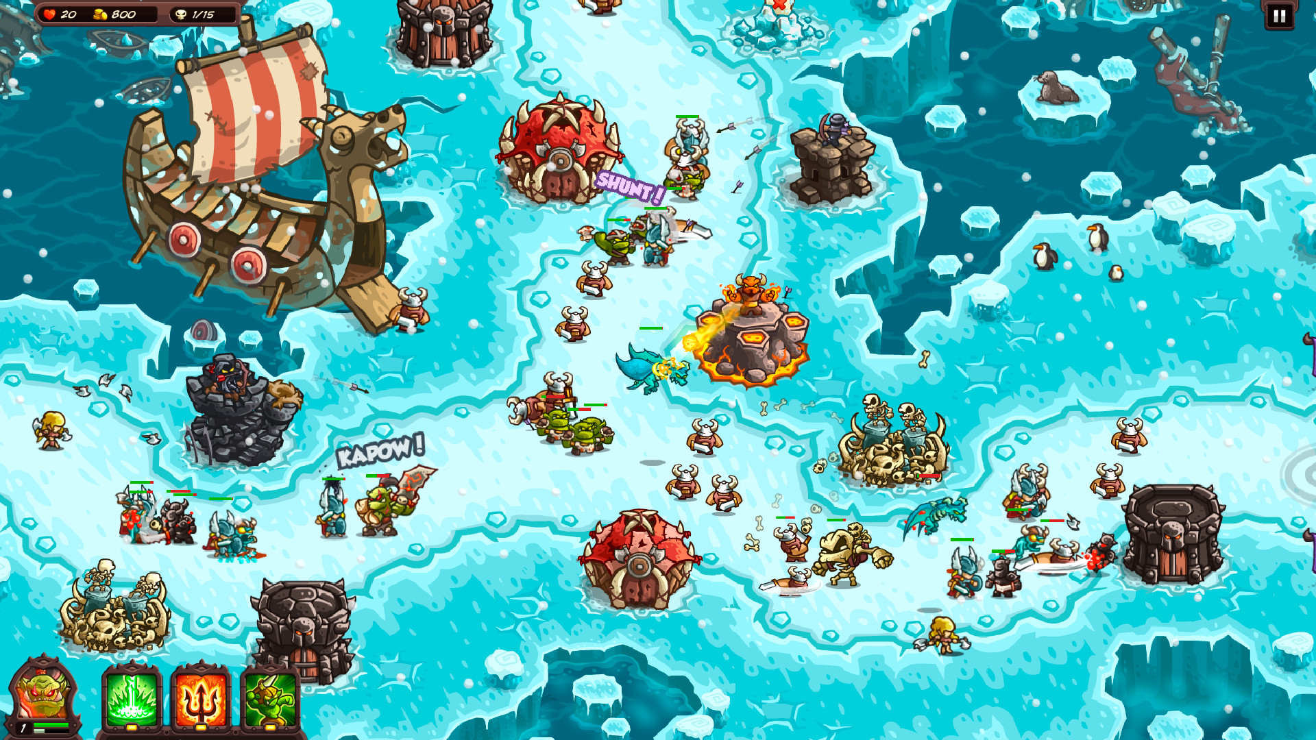 《王国保卫战:复仇 Kingdom Rush Vengeance》v1.16.2.6a版+王国保卫战:起源 v4.2.10版/前线 v5.6.12版/1 v2.1版 皇家守卫军系列 4部合集_0