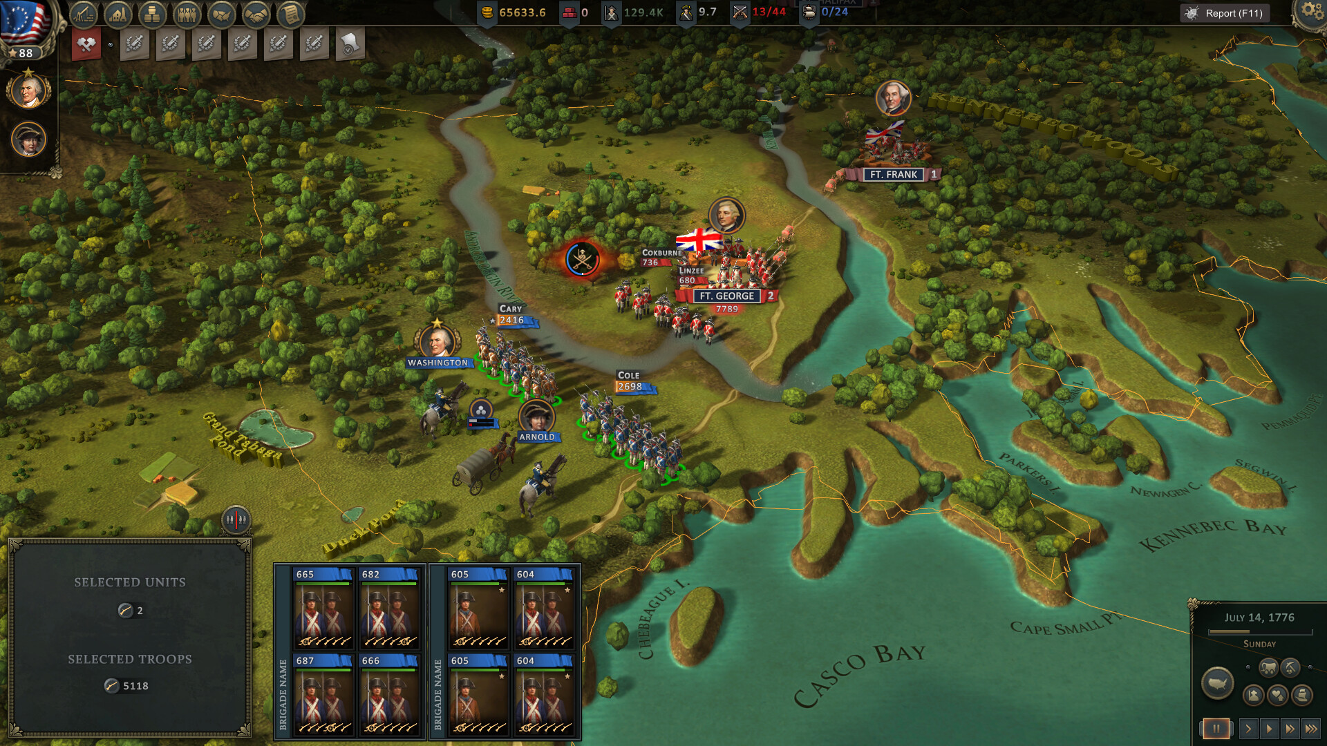 PC游戏《终极将军:美国革命 Ultimate General: American Revolution》中文v1.0.3_0