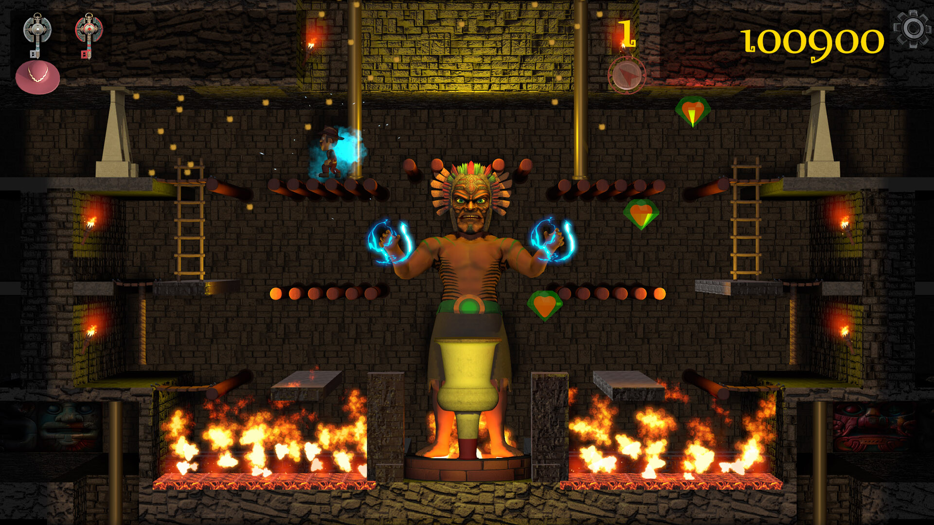PC游戏《蒙特祖玛的复仇:40周年版 Montezuma’s Revenge – The 40th Anniversary Edition》中文v1.0.0_0
