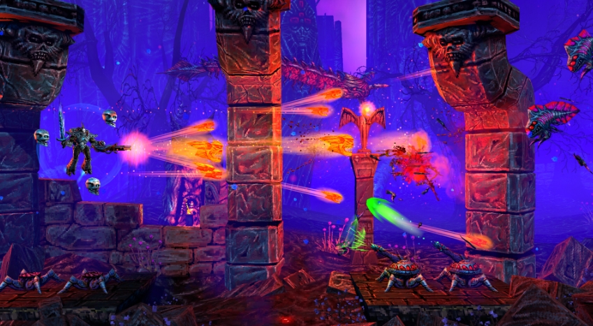 PC游戏《瓦尔法瑞斯:兽神归来 Valfaris: Mecha Therion》中文v1.1_0