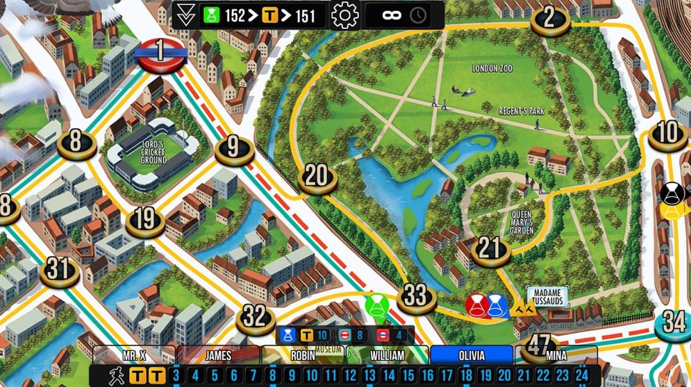 switch游戏《苏格兰场 – 狩猎先生 X(Scotland Yard – Hunting Mister X)》英文版nsp下载_1