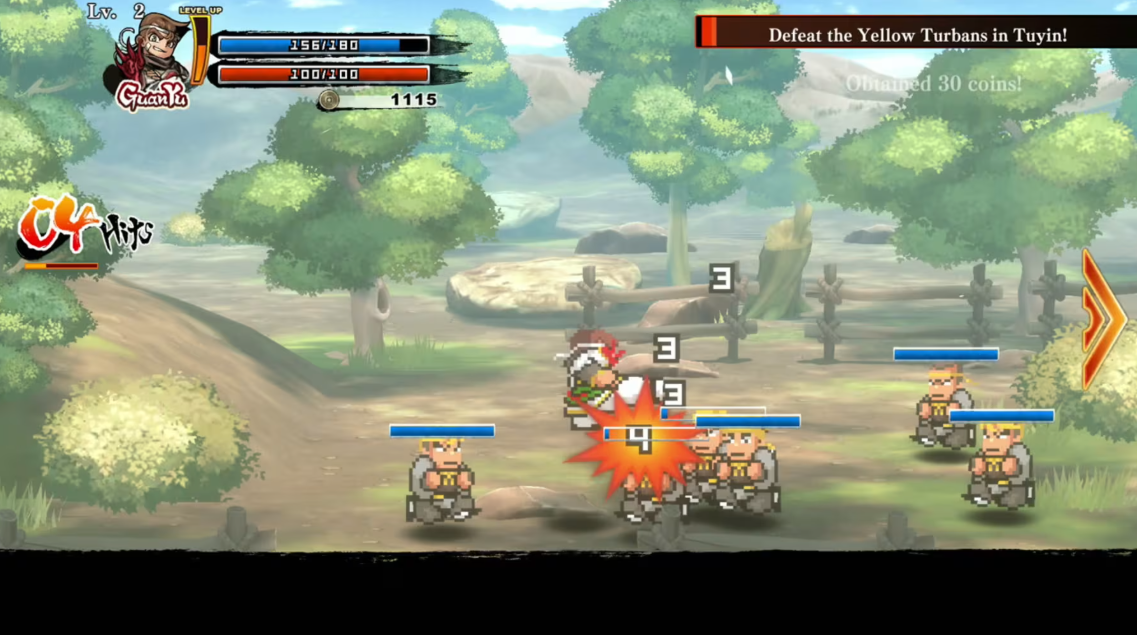 【9.00】PS4游戏《热血三国志:乱世风云 River City Saga: Three Kingdoms Next》中文版下载 v1.01_1