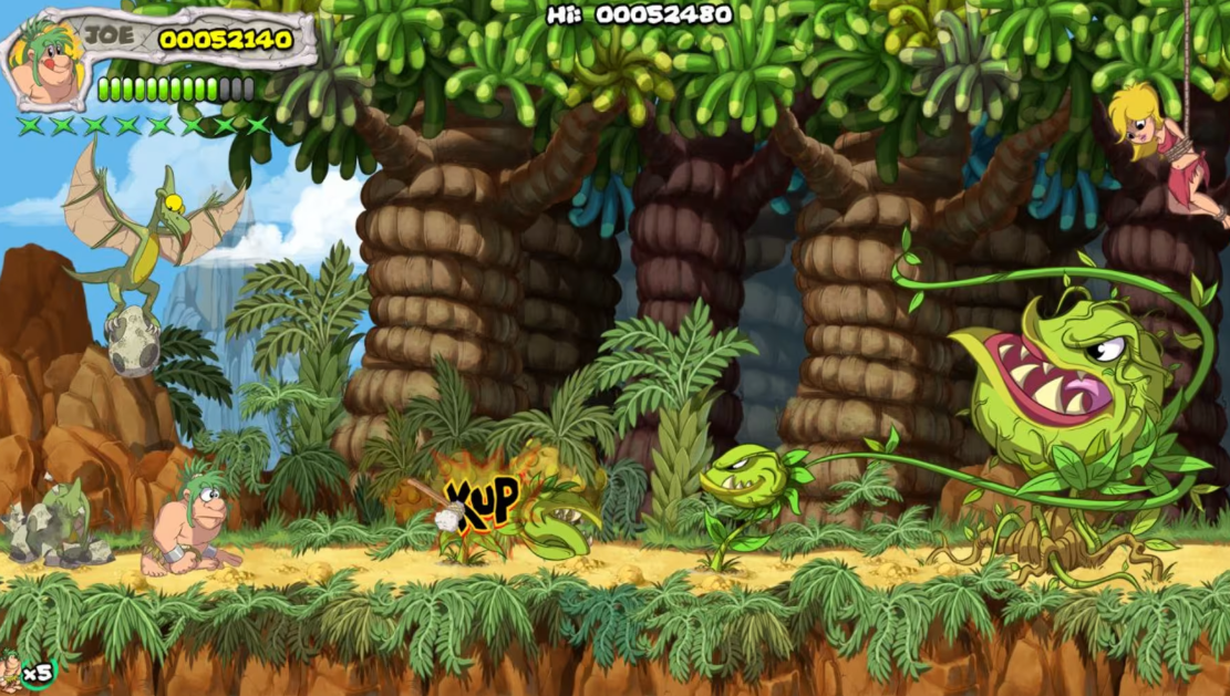 【5.05】PS4游戏《新战斗原始人:穴居人忍者 New Joe & Mac: Caveman Ninja》中文版下载 v1.03_2