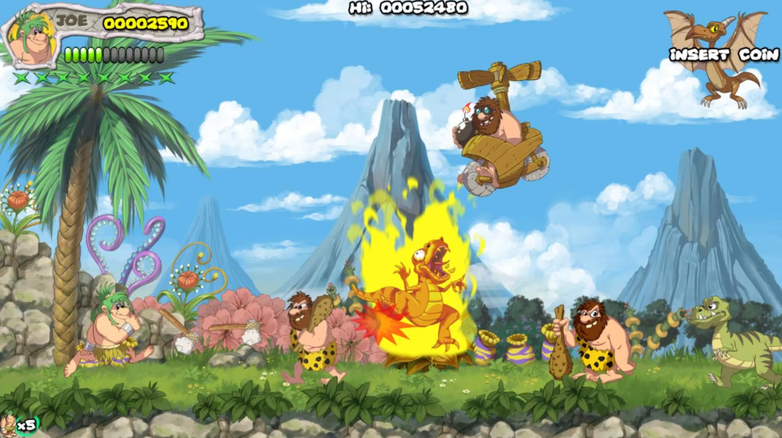 【5.05】PS4游戏《新战斗原始人:穴居人忍者 New Joe & Mac: Caveman Ninja》中文版下载 v1.03_1