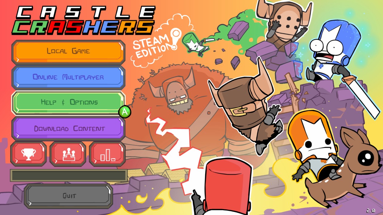 【5.05】PS4游戏《城堡毁灭者:重制版.Castle Crashers Remastered》中文v1.04下载_0