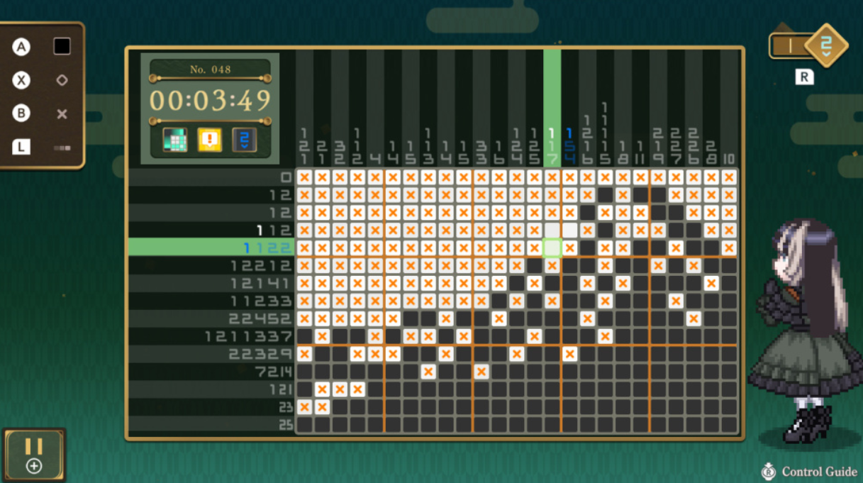 switch游戏《绘图方块 儒乌风亭螺钿为你导览!像素美术馆 Picross:Juufuutei Raden’s Guide for Pixel Museum》中文版下载+v1.0.2_2