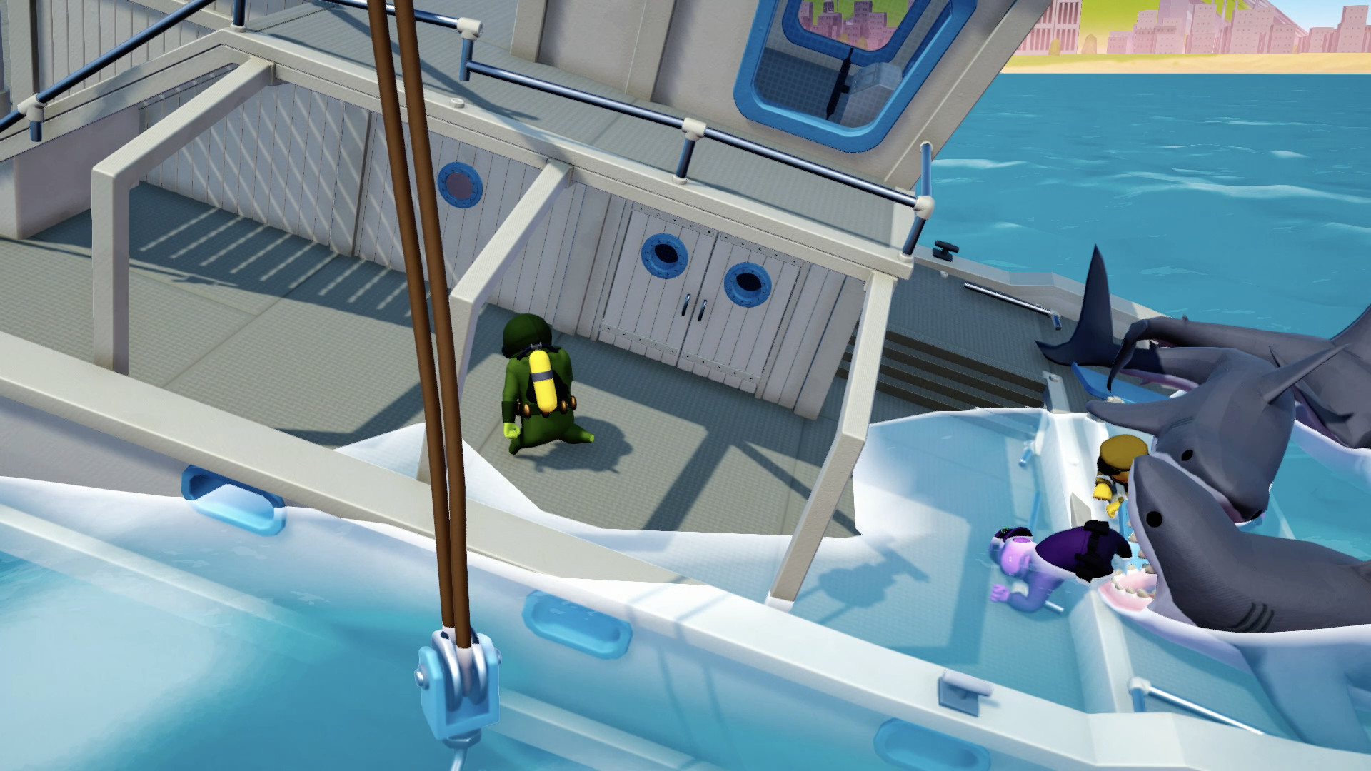 PC游戏《萌萌小人大乱斗/Gang Beasts》中文v1.26.1404.0联机版下载_0