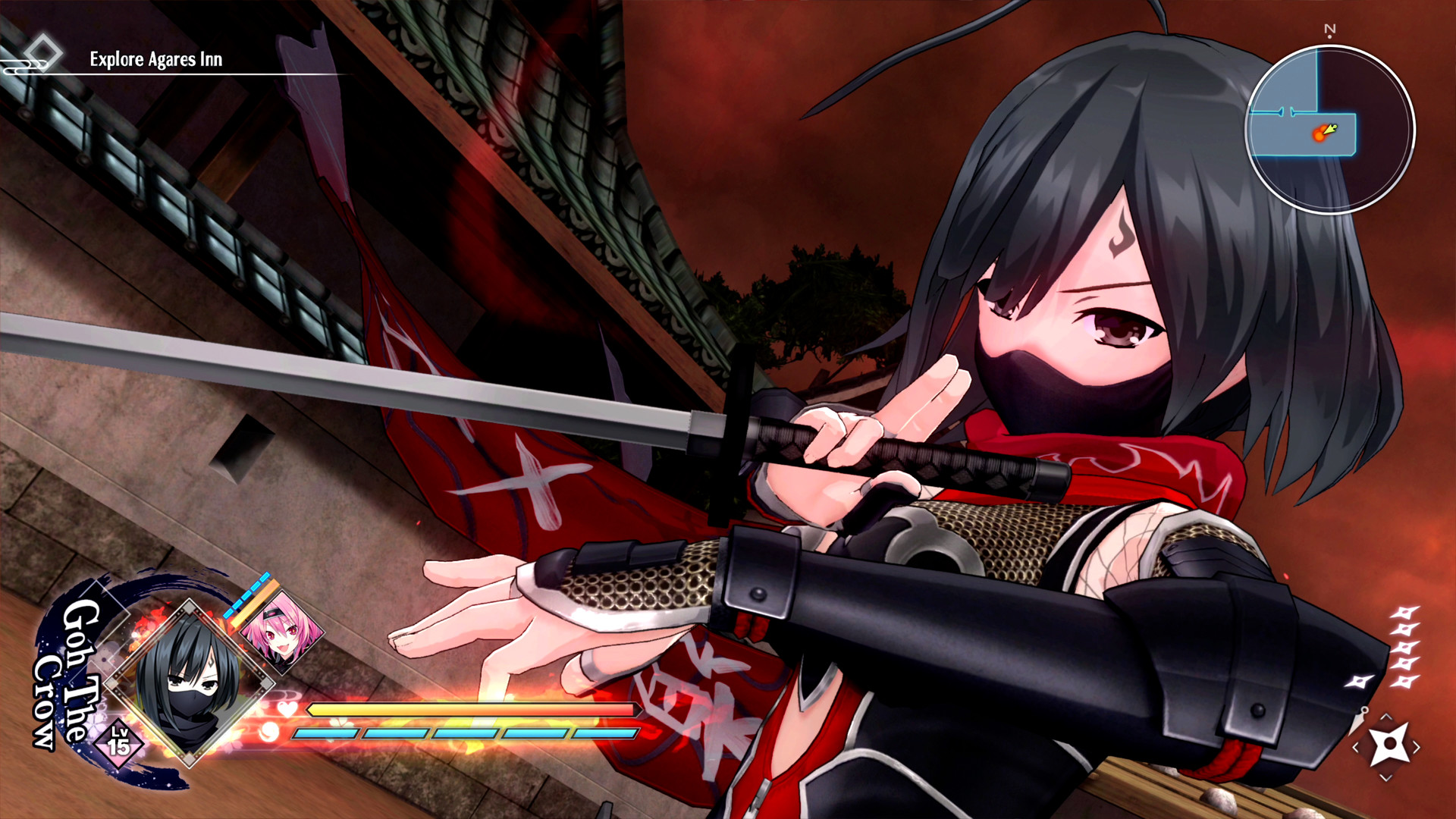 PC游戏《闪乱忍忍忍者大战战机少女:少女们的响艳/Neptunia x SENRAN KAGURA: Ninja Wars》中文v1.00下载_0