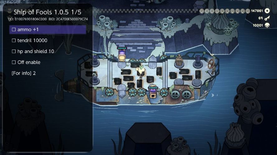 switch同舟共济 Ship of Fools+1.0.5 金手指_0
