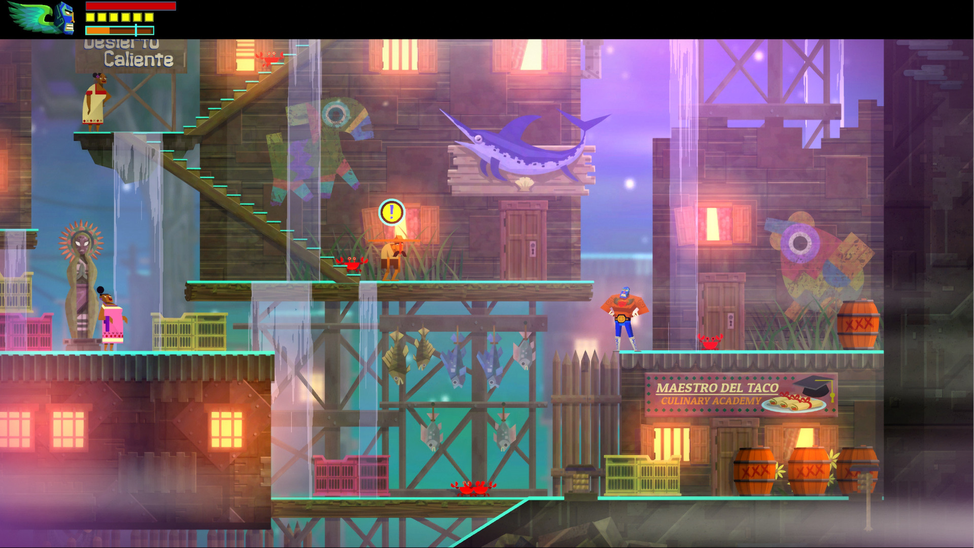 PC游戏《墨西哥英雄大混战:超级漩涡冠军版/Guacamelee! Super Turbo Championship Edition》中文完整版下载_1