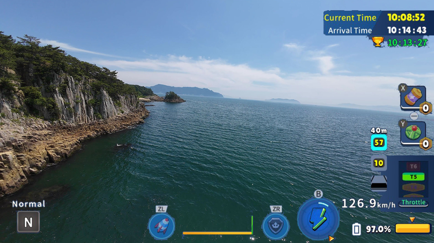 《韩国无人机飞行游览 屏风岩 Korean Drone Flying Tour》Switch美版中文NSZ下载_1