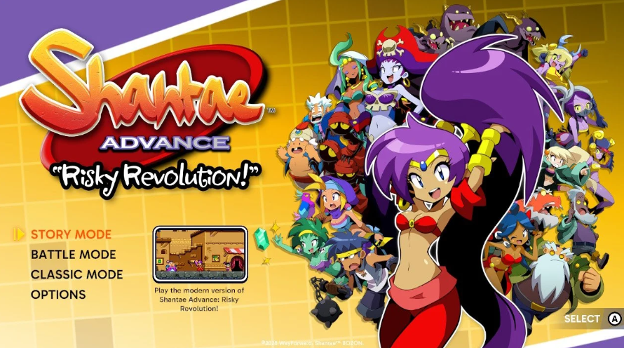 《桑塔高级版:高风险革命 Shantae Advance:Risky Revolution》Switch金手指下载_0