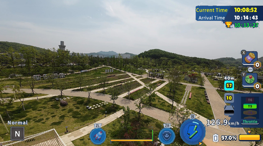 《韩国无人机飞行游览梧南湖水公园 Korean Drone》Switch美版中文NSZ下载_0