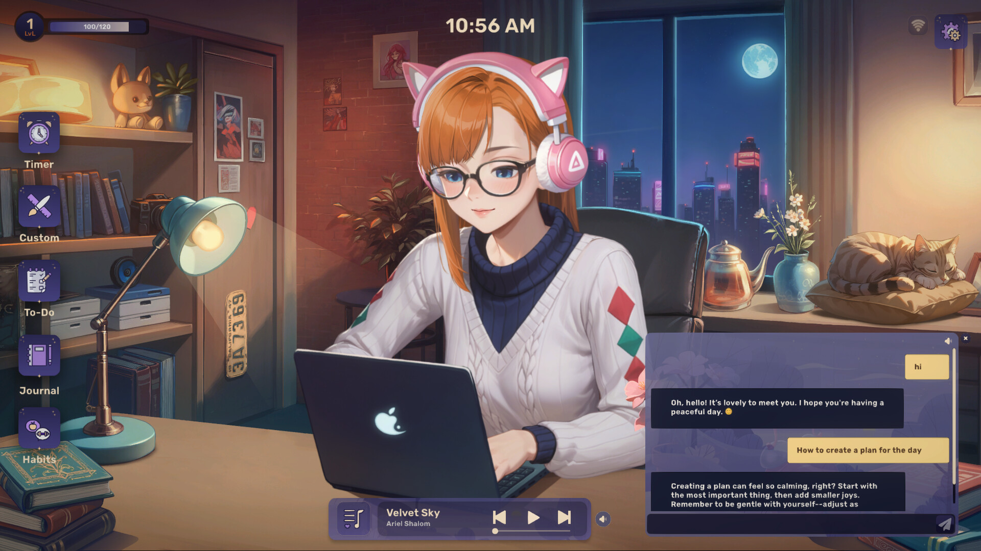 《Lo-Fi女孩:AI助手/Lo-Fi Girl: AI Assistant》PC中文版下载-含Build.19957237_1