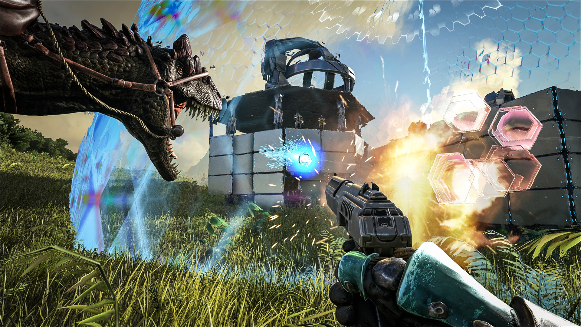 《方舟:生存进化 ARK Survival Evolved》Switch美版中文NSZ下载 – 含2.0.15补丁+8DLC_1
