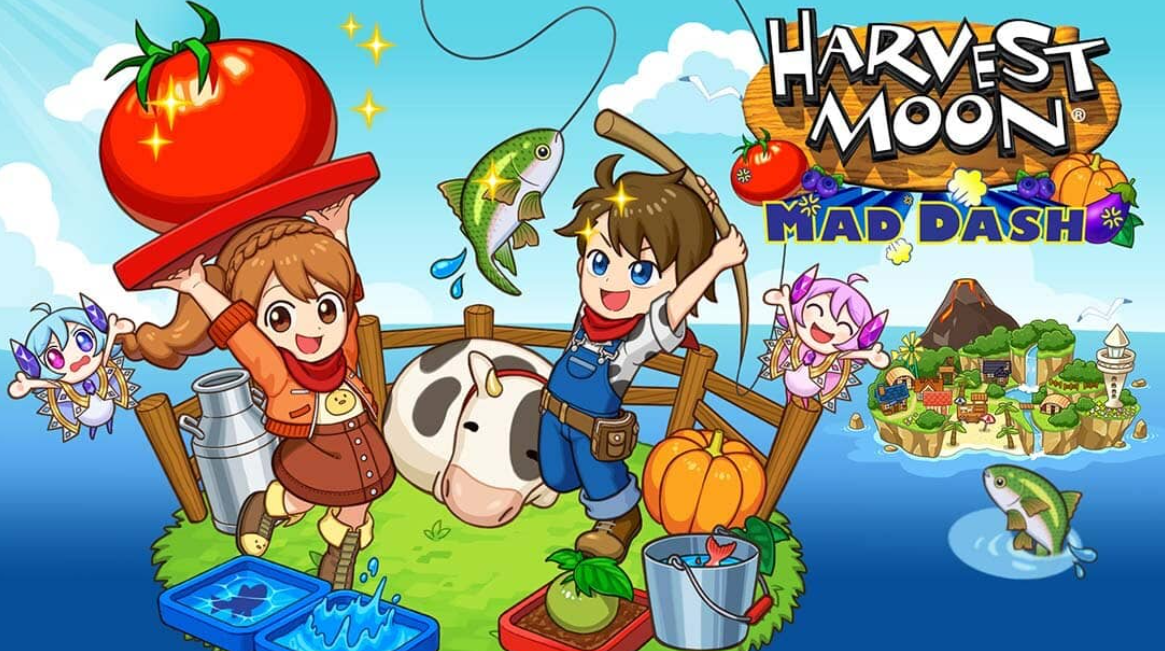 《牧场物语:疯狂冲刺 Harvest Moon: Mad Dash》Switch中文版NSP下载_0