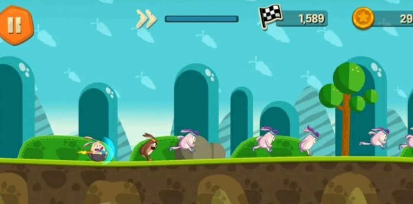 《火箭兔:硬币竞赛 Rocket Rabbit – Coin Race》Switch中文版NSZ下载_0