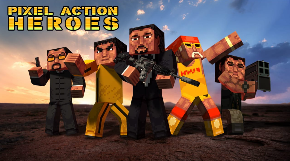 《方块世界:像素动作英雄 Pixel Action Heroes》Switch英文版NSZ下载_0