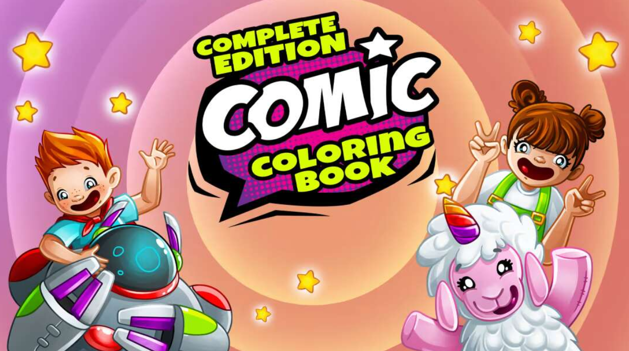 《纸上画车:完全版 Comic Coloring Book – Complete Edition》Switch中文版NSP下载 – 含补丁+DLC_0