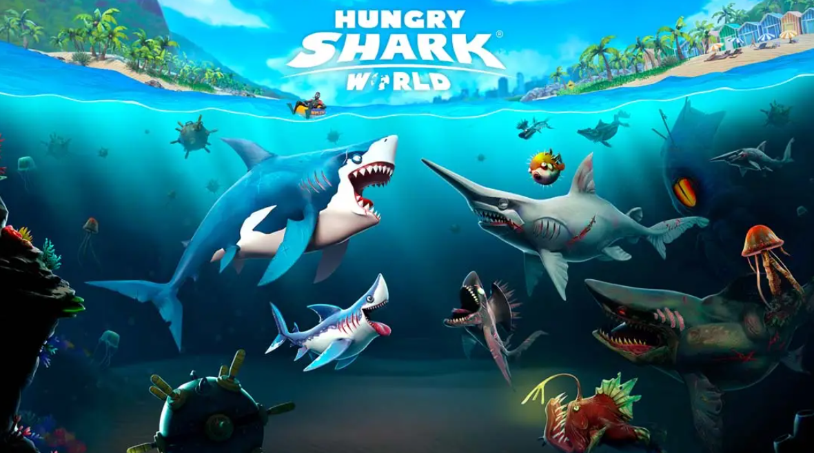 《饥饿鲨世界 Hungry Shark World》Switch中文版NSP下载 – 含1.0.1补丁_0