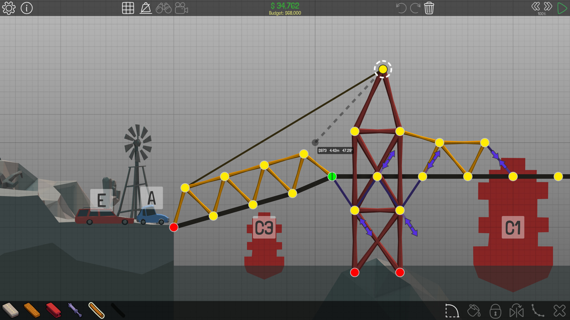 《桥梁建筑师 Poly Bridge》Switch中文版NSP下载 – 含1.1.0补丁_2