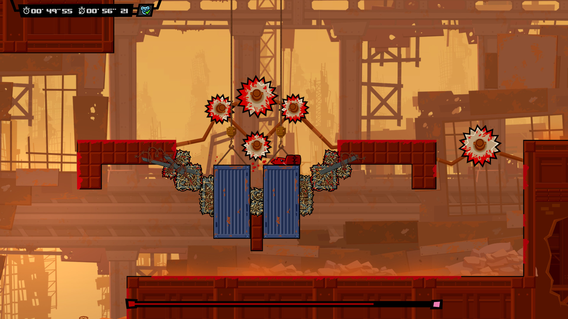 【5.05】《永远的超级食肉男孩 Super Meat Boy forever》PS4美版中文下载- 含1.10补丁_1