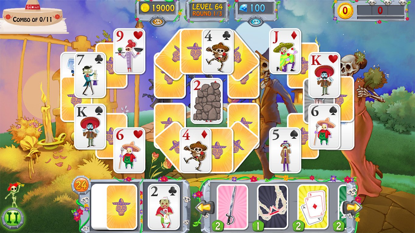 《亡灵节:纸牌合集 Day of the Dead – Solitaire Collection》Switch英文版NSP下载_2