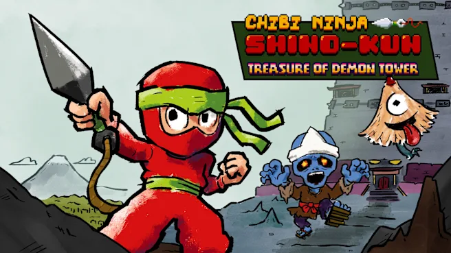 《小忍者志乃君:魔塔宝藏 Chibi Ninja Shino-kun Treasure》Switch金手指下载 – 含1.0.1_0