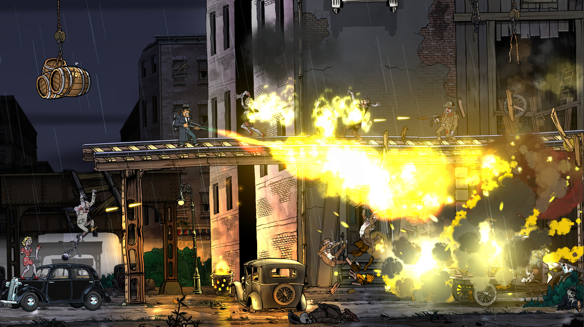 《枪,血,意大利黑手党 2 Guns Gore and Cannoli 2》Switch中文版NSP下载 – 含1.0.4补丁_2