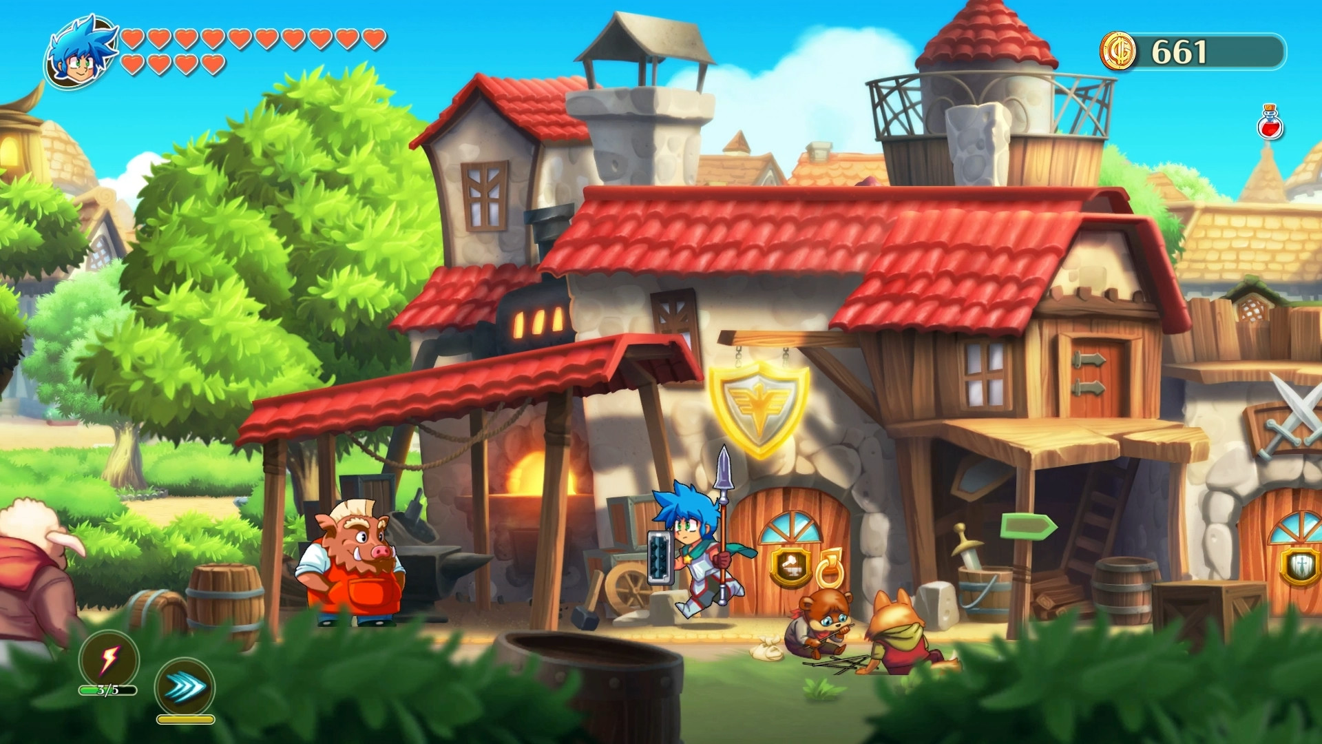 《怪物小子:诅咒王国 Monster Boy and the Cursed Kingdom》Switch中文版NSP下载 – 含1.0.5补丁_2