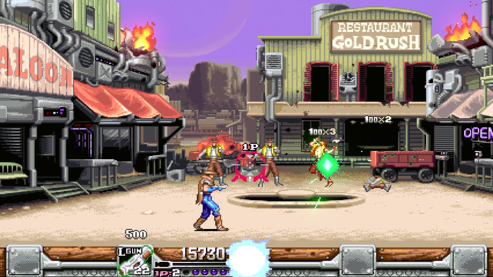 荒野之枪:重装上阵(Wild Guns: Reloaded) 金手指 1.00_2