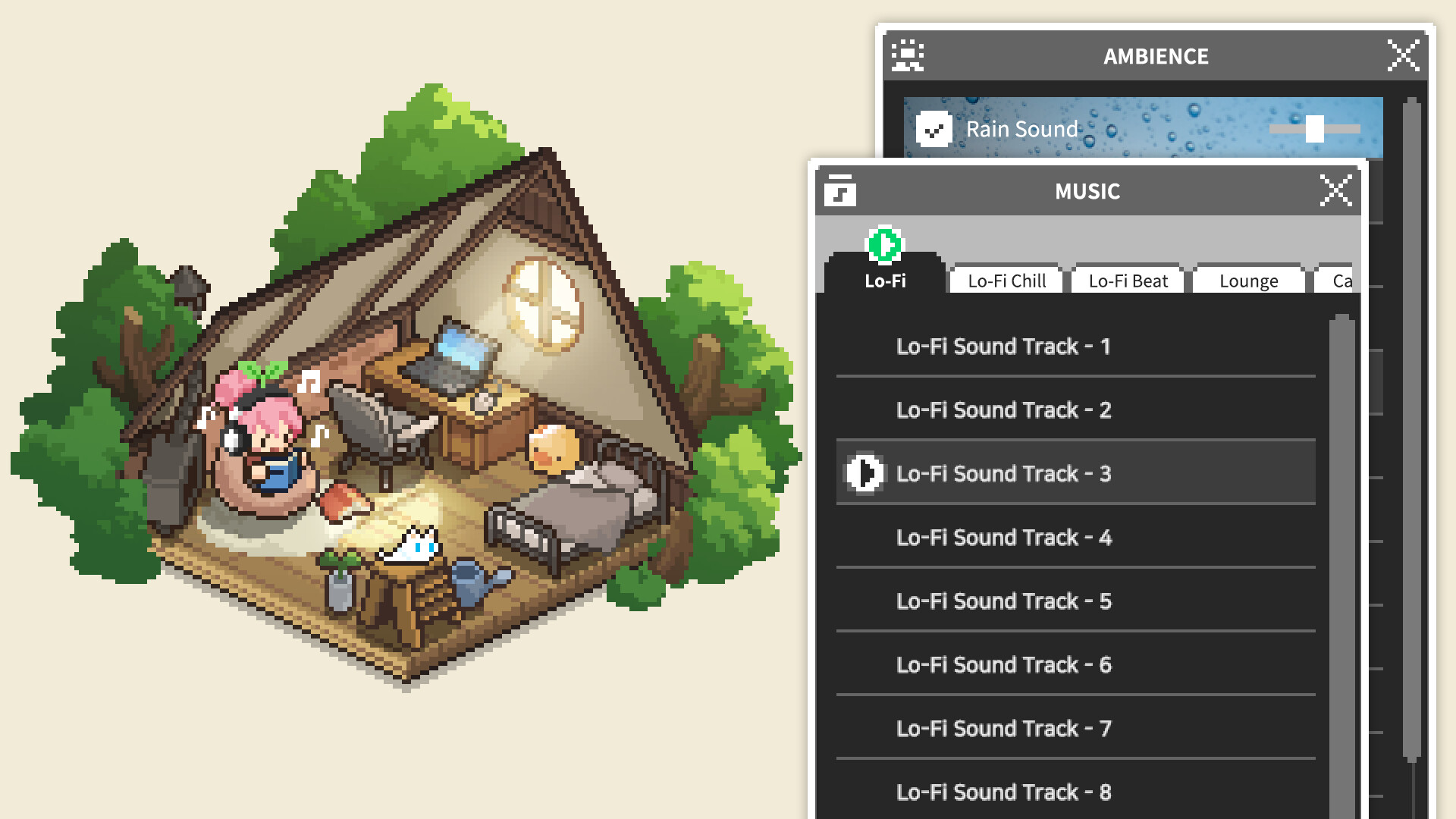 《迷你舒适房间:Lo-Fi/Mini Cozy Room: Lo-Fi》PC版v1.05.14_2
